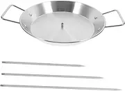 ORFOFE 1 Set Stainless Steel Vertical Kebab Maker with Removable Skewers Durable Barbecue Rack for Chicken Turkey Grilling Easy to Clean BBQ Accessory for Outdoor Cooking