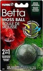 Fluval Betta Moss Ball, Artificial Plant Aquarium Decoration