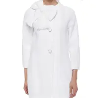 在飛比找蝦皮購物優惠-全新 Kate Spade 凱特絲蓓 白色經典大蝴蝶結 大衣