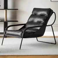 在飛比找蝦皮購物優惠-北歐設計師客廳單人椅沙發美式復古老虎椅陽台羽絨休閑椅極簡單椅