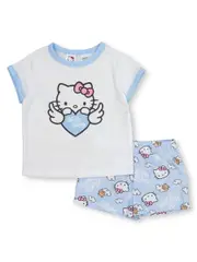 Girls 3-7 Hello Kitty Short Pj