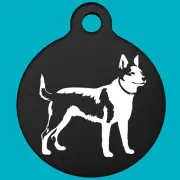 Australian Cattle Dog Blue Heeler Customised Engraved Lost Pet ID Dog Cat Tag