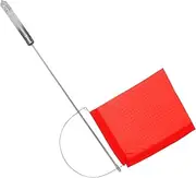 KOMBIUDA Yacht Wind Flag Garden Windmill Wind Directing Flag Weather Vane Flag Large Flags for Directional Wind Crepe Paper Wind Turbine Wind Flag for Boats Flag Pole 304 Stainless Steel