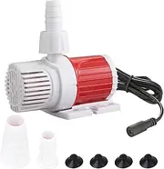 Pond Water Features DC 12V 20W 1000-1200L/H Submersible Pump Ultra-Quiet 16.4ft Lift Booster Brushless Pump for Pond Fish Tank Fountain Garden Decoration