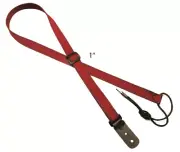 Legacystraps 1" Mandolin Strap Ukulele Strap *CLOSEOUT* SCARLET