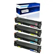4 Pack Toner Compatible with HP 202A CF500A Laserjet Pro M254dn M254nw Printer