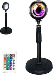 Table Sunset Projector - LED Sunset Light Lamp Projector Multicolor,Home Business Rotatable Night Lantern for Romantic Decor for Bedroom, Gathering