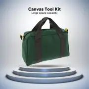 Portable Canvas Waterproof Tool Bag High Capacity Storage Handbag 36cm 14in for