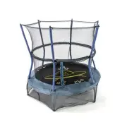 Skywalker Round Space Explorer Mini Trampoline With Enclosure