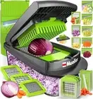Mueller Pro-Series 10-in-1, 8 Blade Vegetable Chopper, Onion Mincer, Cutter, Dic