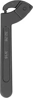 C Pin Spanner Wrench, CRV Round Head Hook Wrench, Adjustable C Pin Spanner Hook Wrench for Vehicle Mechanical Equipment Tighten Nuts Bearings