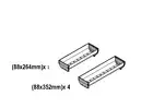 Blum Orga-Line Mixed Container Set(352mmx4; 264mmx1)