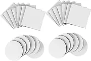 GARIOUANS 40Pcs Hook and Loop Adhesive Tape Durable Double Sided Strong Glue for Home Office and Workshop Use Versatile Fixing for Curtains Walls and More
