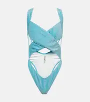 [Reina Olga] Reina Olga Exotica Lurex® swimsuit AU 12 blue