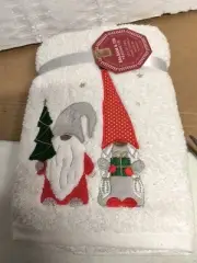 Balsam & Fir Trading Co Christmas Hand Towels - Set of 2 Gnomes, Elf