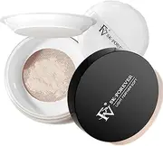 FV Baking Powder, Lightweight Loose Smooth Ivory Setting Powder Highlighter Poreless Longwearing Matte Waterproof Oil Absorb Makeup Powder for Setting with No Flashback 0.35oz(10g)
