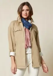 Matilda Jane Good Hart GH Memphis Cargo Jacket, Camel Size S Small NWT