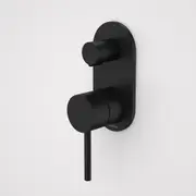 Caroma Liano II Bath/ Shower Mixer with Diverter Matte Black 96366B