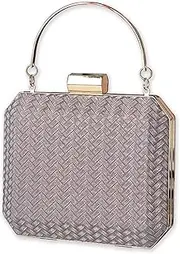[STBTOO] Bridal Wedding Purse Shoulder Elegant Crossbody Small Evening for Women Glitter Clutch Sparkly Handbag