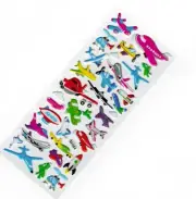 Kids Crafts Learning Activity Fun Stickers: Cute Colorful Airplanes Helicopters!