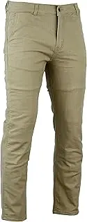 Bikers Gear Australia Unisex Kc0020-30s Kevlar Lined Modern Style Chino Motorcycle Jeans CE Protection, Tan Chino, 30 Short UK