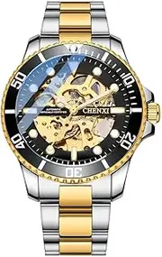 [DAXIAOYU] Men's Watch Hollow Automatic Mechanical Watch Watch Men Steel Band Business Fashion Wristwatches