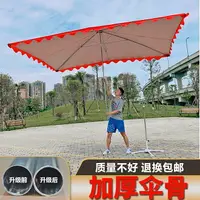 在飛比找樂天市場購物網優惠-大型遮陽傘 大號遮陽傘雨傘商用大型戶外四方加厚地攤大傘