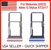 OEM MOTOROLA MOTO G STYLUS 2023 XT2317 MICRO SD SIM CARD TRAY HOLDER PINK / BLUE
