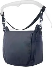 Baby Travel Nappy/Maternity Changing Nursery Shoulder Pram Bag - BLACK