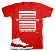 Shirt To Match Jordan 11 Cherry Varsity Red - Win 23 Sneaker Tees