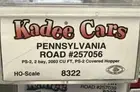 Kadee Cars HO RTR #8322 PS-2 2-Bay 2003 Cu Ft Covered Hopper PRR #257056 NIB