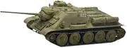 harayaa 1/72 Russian SU 85M Tank Model Tank Truck 4D Model Desk Decor Miniature Tank Model,Tank Toy Building Kit,for Toddlers Gifts