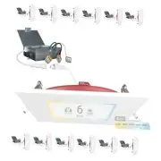 12 Pack, 6 Inch 2 HOUR FIRE RATED LED Recessed Light, 5CCT