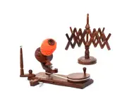 Handcrafted Wooden Yarn Winder and Swift Set - Premium Quality Yarn Ball Winder