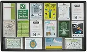 Quartet Penrite Glass Fabric Noticeboard 1500X900Mm