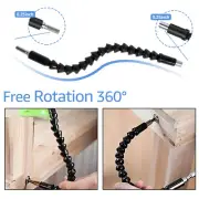 30Pcs Flexible Drill Bit Extension Kit Soft Shaft Screwdriver Kit with 12 Bits ༄