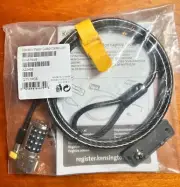Kensington K64679US ClickSafe Master Coded Cable Lock Combination Laptop Lock