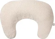 Boppy Nursing Pillow with Luxe Fabric Cover, Oatmeal Boucle, Larger, More Supportive Pillow for Breastfeeding and Bottle Feeding; Firmer and Higher Than Original, w/Premium Cover; JPMA Certified