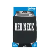 Red Neck - Funny Novelty Stubby Holder With Base