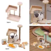Cat Scratch Craft 1:12 Dollhouse Cat Climbing Frame for