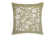 J.Elliot Home Kennedy Cushion 50x50cm Olive & Ivory Modern Home House Decor