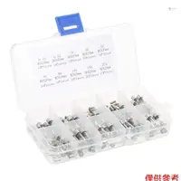 在飛比找蝦皮商城優惠-Yot 100pcs 5x20mm 快熔玻璃管保險絲組合套件