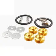 Car Front Rear Bumper Hatch Cover Fixing Buckle Nuts Bolts Double-Side Gasket