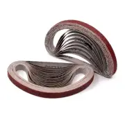 1/2 X 18 Inch Sanding Belt Sandpaper, 80 Grit Aluminum Oxide Air File Sanding...