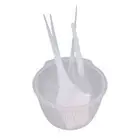 Hair Dye Coloring Kit Hair Bowl Hair Dyeing Brush DIY Hair Bleaching Tools() ZZ1