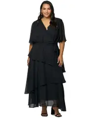 [Pink Dusk] Hypnotic Maxi Dress in Black
