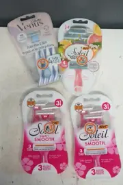 BIC Razors Soleil Escape| Gillette Venus| Soleil simply smooth| 4 Packs