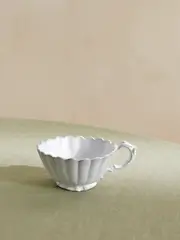 [Astier De Villatte] Astier De Villatte - Marguerite Ceramic Tea Cup - White - One size One size White