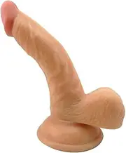 6.5 Inch Realskin American Whoppers Flexible Ballsy Dong