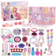 24 Days Christmas Advent Calendar Kids Make Up Set Xmas Countdown Toy Box Gifts